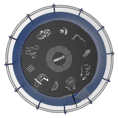 Прыжковое полотно для батута UNIX Line SUPREME GAME 16 ft Прыжковое полотно для батута UNIX Line SUPREME GAME 16 ft