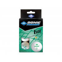 Мячики для н/тенниса DONIC ELITE 1* 40+, 6 штук, белый