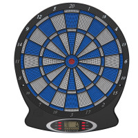 Электронный дартс DFC BLUEBOARD, 6 дротиков Электронный дартс DFC BLUEBOARD, 6 дротиков