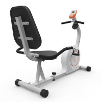 Велотренажер DFC B504RWO магнитный (белый корпус, оранжевая полоса) Велотренажер DFC B504RWO магнитный (белый корпус, оранжевая полоса)