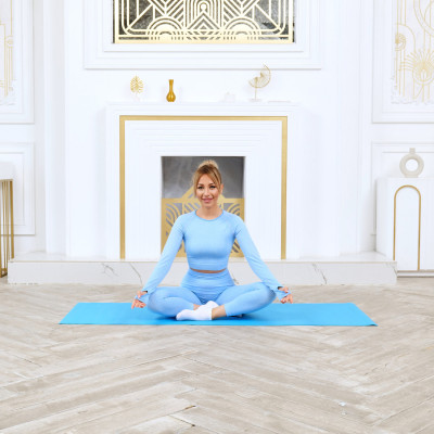 Коврик для фитнеса и йоги DFC Yoga 173x61x0,3 см