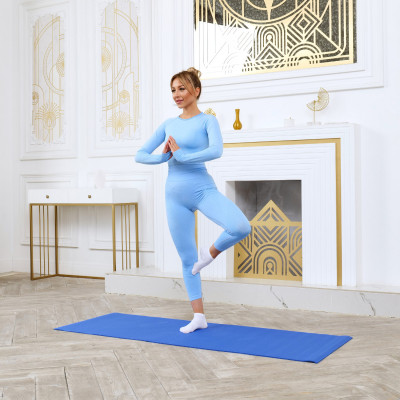 Коврик для фитнеса и йоги DFC Yoga 173x61x0,6 см