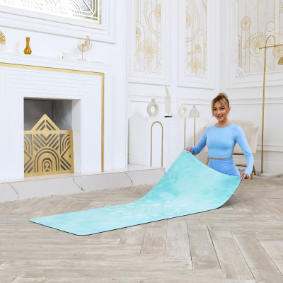 Коврик для фитнеса и йоги DFC Meditation Deluxe, 183x68x0,5 см, Lotus