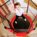 Батут детский DFC TRAMPOLINE-RED 55 с сеткой