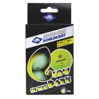 Мячики для н/тенниса DONIC GLOW IN THE DARK 40+, 6 шт, (зеленые) Мячики для н/тенниса DONIC GLOW IN THE DARK 40+, 6 шт, (зеленые)