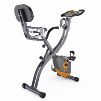 Велотренажер X-Bike DFC MBB с эспандерами, серо-желтый Велотренажер X-Bike DFC MBB с эспандерами, серо-желтый