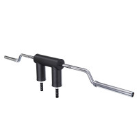 Гриф Хэтфилда для приседаний DFC 230 см, диаметр 50 мм, до 300 кг