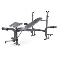 Скамья со стойками под штангу DFC D702 PRO широкий хват, с партой для бицепса Скамья со стойками под штангу DFC D702 PRO широкий хват, с партой для бицепса