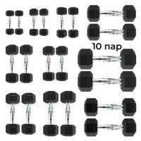 Гантельный ряд DFC от 1 кг до 10 кг