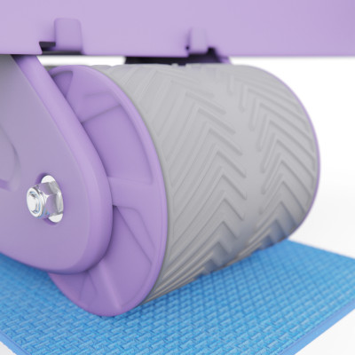 Тренажёр для пресса AB Roller SND-P фиолетовый с ковриком 34 х 17 x 0.6 cм