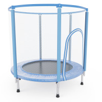 Батут детский DFC FOLDING 40 синий с сеткой Батут детский DFC FOLDING 40 синий с сеткой