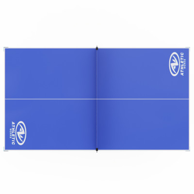 Теннисный стол DFC ATHLETIC, размер по стандарту ITTF 274 x 152 см, усиленный, с сеткой, складной Теннисный стол DFC ATHLETIC, размер по стандарту ITTF 274 x 152 см, усиленный, с сеткой, складной