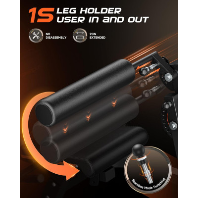 Тренажер для сгибания-разгибания ног DFC D030 Тренажер для сгибания-разгибания ног DFC D030