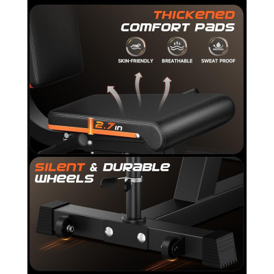 Тренажер для сгибания-разгибания ног DFC D030 Тренажер для сгибания-разгибания ног DFC D030