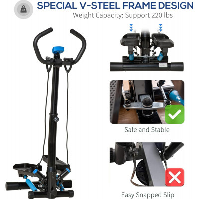 Министеппер с поручнем DFC SOOZIER A90-279V01 поворотный Министеппер с поручнем DFC SOOZIER A90-279V01 поворотный