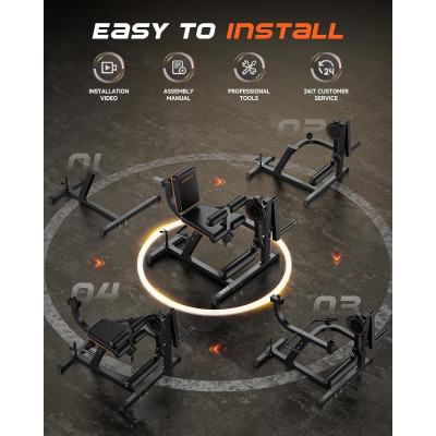 Тренажер для сгибания-разгибания ног DFC D030A Тренажер для сгибания-разгибания ног DFC D030A