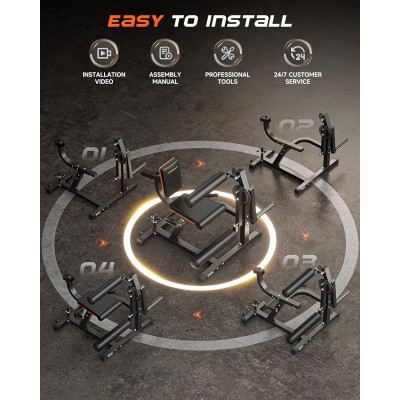 Тренажер для сгибания-разгибания ног DFC D030 Тренажер для сгибания-разгибания ног DFC D030