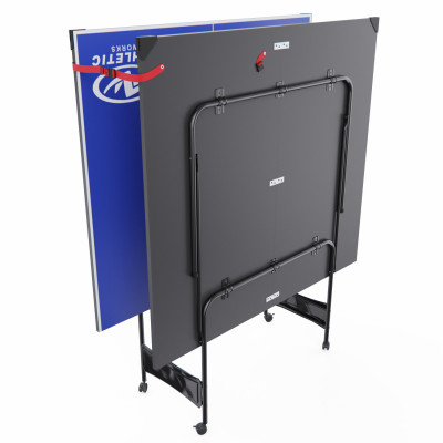 Теннисный стол DFC ATHLETIC, размер по стандарту ITTF 274 x 152 см, усиленный, с сеткой, складной Теннисный стол DFC ATHLETIC, размер по стандарту ITTF 274 x 152 см, усиленный, с сеткой, складной