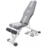 Скамья силовая универсальная DFC с эспандерами DT029 Скамья силовая универсальная DFC с эспандерами DT029