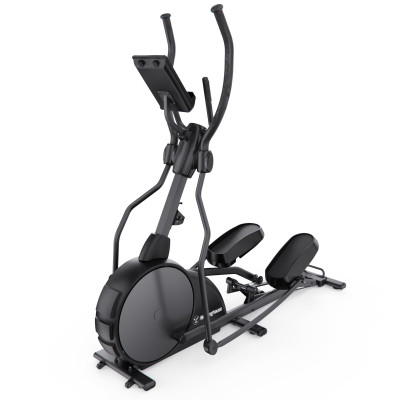 Электромагнитный эллиптический тренажёр DFC Westinghouse 13Y, черный, с изменяемым углом наклона