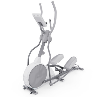 Электромагнитный эллиптический тренажер DFC Westinghouse 13Y, белый, с изменяемым углом наклона
