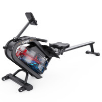 Водный гребной тренажер DFC YAMO до 136 кг, с наклонным баком Водный гребной тренажер DFC YAMO до 136 кг, с наклонным баком