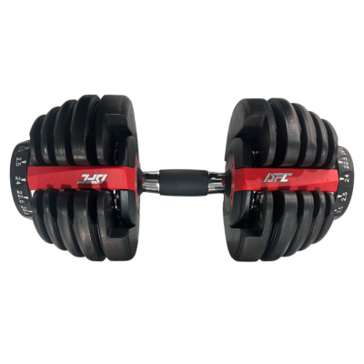 Регулируемая гантель DFC SQ-DB003 от 2,5 до 24 кг (15 уровней нагрузки)