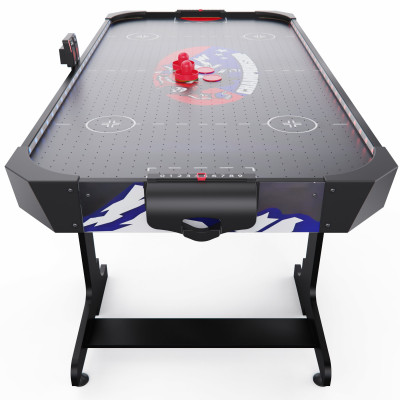 Игровой стол – аэрохоккей с подсветкой DFC Championship 53 135 х 65 см, складной, черный Игровой стол – аэрохоккей с подсветкой DFC Championship 53 135 х 65 см, складной, черный