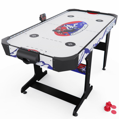 Игровой стол – аэрохоккей с подсветкой DFC Championship 53 135 х 65 см, складной, белый Игровой стол – аэрохоккей с подсветкой DFC Championship 53 135 х 65 см, складной, белый