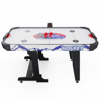 Игровой стол – аэрохоккей с подсветкой DFC Championship 53 135 х 65 см, складной, белый Игровой стол – аэрохоккей с подсветкой DFC Championship 53 135 х 65 см, складной, белый