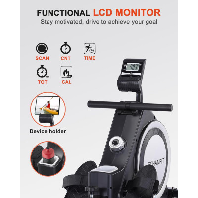 Гребной тренажер DFC ECHANFIT, складной