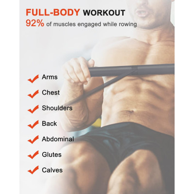 Гребной тренажер DFC ECHANFIT, складной