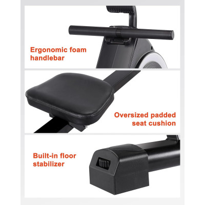 Гребной тренажер DFC ECHANFIT, складной