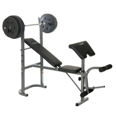 Скамья под штангу с опциями DFC GOZONE GZE-2201 со штангой и дисками в комплекте Скамья под штангу с опциями DFC GOZONE GZE-2201 со штангой и дисками в комплекте