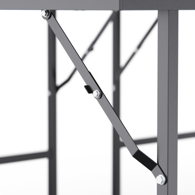 Теннисный стол DFC RQ24002, размер по стандарту ITTF 274 x 152, с сеткой и ракетками