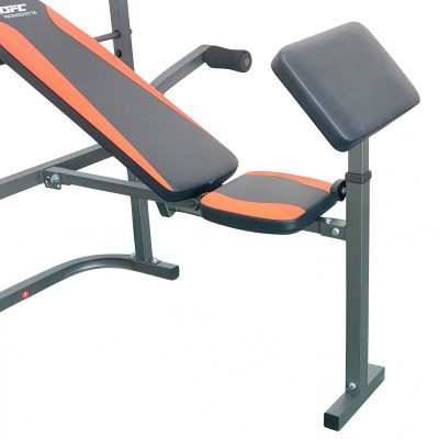 Скамья со стойками под штангу с опциями DFC D125