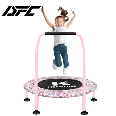 Детский батут DFC KENSONE 36 BSD-KT-U bar-Pink с поручнем