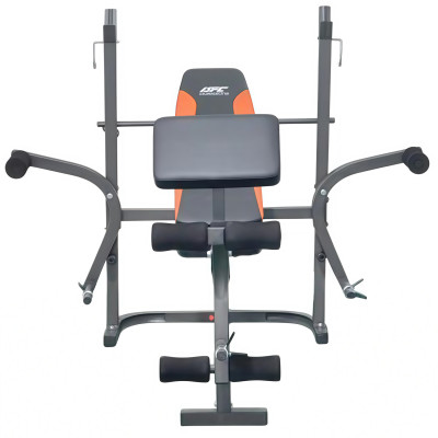 Скамья со стойками под штангу с опциями DFC D126