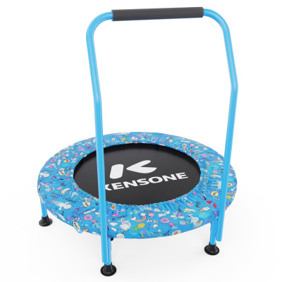 Детский батут DFC KENSONE 36 BSD-KT-U bar-Blue с поручнем Детский батут DFC KENSONE 36 BSD-KT-U bar-Blue с поручнем