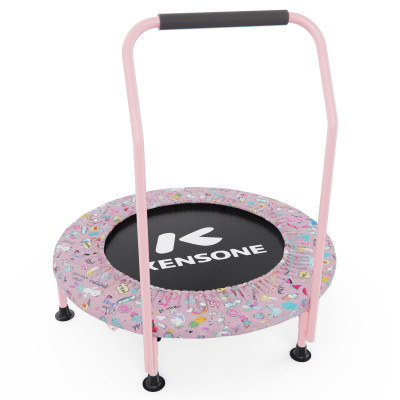 Детский батут DFC KENSONE 36 BSD-KT-U bar-Pink с поручнем Детский батут DFC KENSONE 36 BSD-KT-U bar-Pink с поручнем