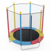 Батут каркасный DFC цветной 137 см с защитной сеткой
