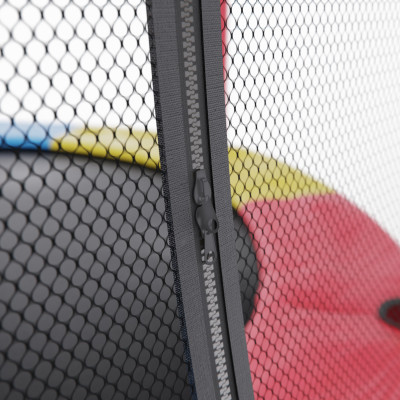 Батут каркасный DFC цветной 137 см с защитной сеткой