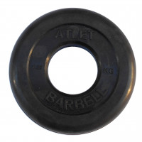 Диск обрезиненный BARBELL ATLET 1.25 кг / диаметр 51 мм Диск обрезиненный BARBELL ATLET 1.25 кг / диаметр 51 мм