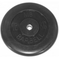Диск обрезиненный BARBELL MB (металлическая втулка) 15 кг / диаметр 51 мм Диск обрезиненный BARBELL MB (металлическая втулка) 15 кг / диаметр 51 мм