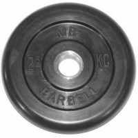 Диск обрезиненный BARBELL MB (металлическая втулка) 2.5 кг / диаметр 51 мм Диск обрезиненный BARBELL MB (металлическая втулка) 2.5 кг / диаметр 51 мм