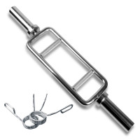 Гриф параллельный 800 мм / хват 470 мм / диаметр 50 мм Гриф параллельный 800 мм / хват 470 мм / диаметр 50 мм