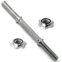 Гриф гантельный (хромированный) 350 мм / диаметр 26 мм Гриф гантельный (хромированный) 350 мм / диаметр 26 мм