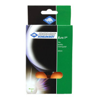 Мячики для н/тенниса DONIC ELITE 1, 6 штук, оранжевый Мячики для н/тенниса DONIC ELITE 1, 6 штук, оранжевый