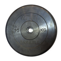 Диск обрезиненный BARBELL ATLET 15 кг / диаметр 31 мм Диск обрезиненный BARBELL ATLET 15 кг / диаметр 31 мм