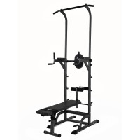 Турник-брусья DFC G-series с прямой скамьей с валиками Турник-брусья DFC G-series с прямой скамьей с валиками